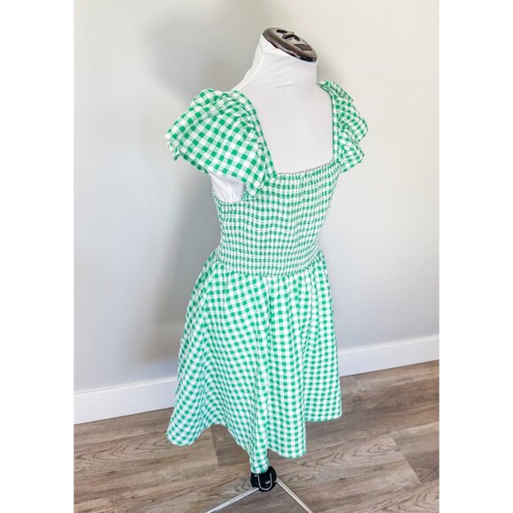 Old Navy Mint Checkered Midi Dress - Picture 8 of 14